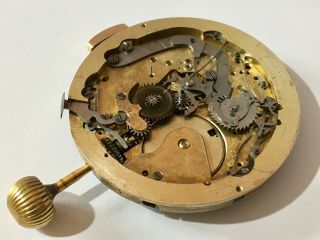 ANTIQUE AUDEMARS FRERES QUARTER REPEATER CHRONOGRAPH MOVEMENT WITH DIAL & HANDS 6