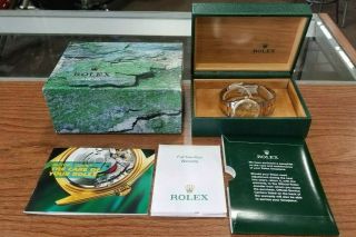 Rolex Oyster Perpetual Date 15223 34mm Stainless Yellow Gold 2002 18k Watch