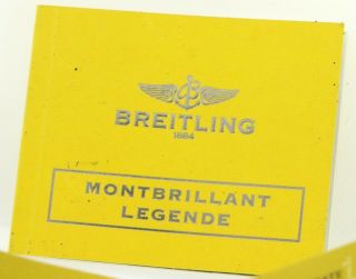 Breitling Montbrillant Legende C23340 SS/18K gold auto chrono men ' s watch w/ B&P 10