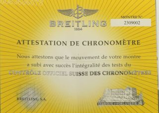 Breitling Montbrillant Legende C23340 SS/18K gold auto chrono men ' s watch w/ B&P 12