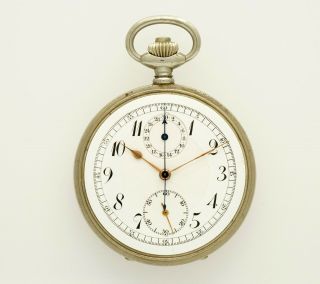 51mm Swiss Chronograph antique OF pocket watch watch,  and looks great 2