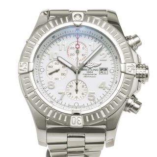 Breitling Avenger 48mm Chronograph Automatic Watch White Dial A13370