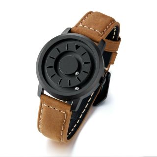 Rotation Dial Luxury Minimal Men Swiss Quartz Watch Magnetic Ball Sport Waches
