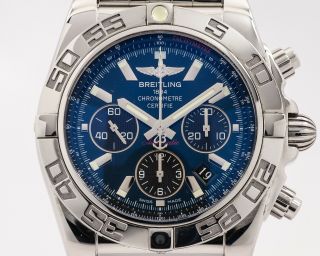 Pre - Owned Breitling Stainless Steel Chronomat 01 Ref.  AB0110 w/ Box 7
