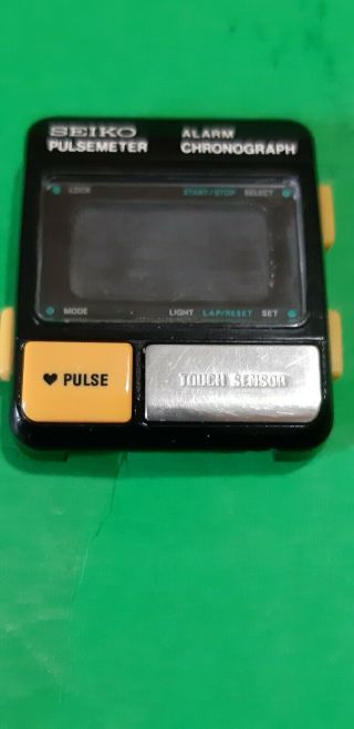 Vintage Seiko S229 - 5000 Pulsemeter - Rare 1980s Digital Watch - parts or repai 8