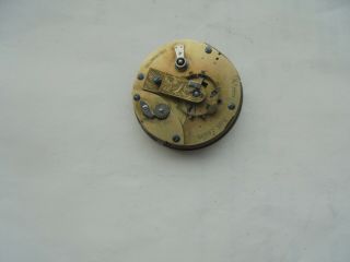 Fusee Detent Chronometer With Oval Weights Circa 1850 - 60s Pocket Watch Movement
