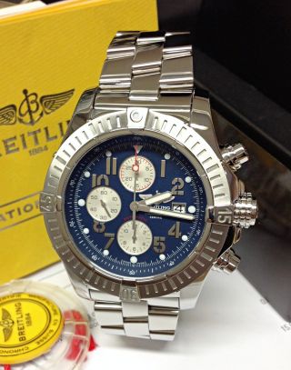 Breitling Avenger A13370 Blue Dial Serviced by Breitling 5