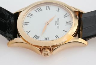 Patek Philippe Calatrava Ref 4905 18k Rose Gold Ladies Wristwatch 9