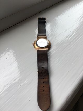 Accurist Men ' s Analogue Classic Quartz Watch with Leather Strap 7094 4