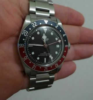 Tudor Black Bay Gmt Watch - Steel & Leather Straps