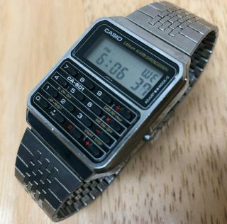 Vintage Casio Ca - 501 Men Digital Calculator Chrono Quartz Watch Hour Battery