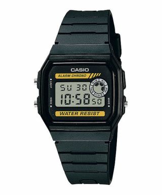 Casio Standard F - 94wa - 9jf Wristwatch Mens Digital Quartz