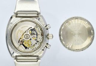Rare Men ' s Over Sized Movado Datron HS - 360 Pilot Automatic Chronograph Watch 6