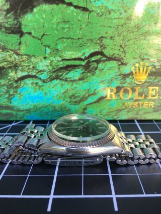 1969 Rolex 1601 Stainless Steel/18K White Gold Datejust Black w/Jubilee bracelet 4