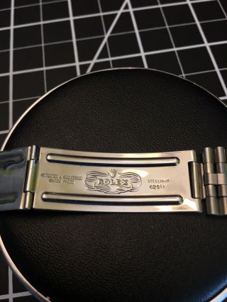 1969 Rolex 1601 Stainless Steel/18K White Gold Datejust Black w/Jubilee bracelet 7
