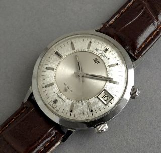 Jaeger Lecoultre Jumbo Automatic Memovox Wrist Alarm Gents Watch 1970