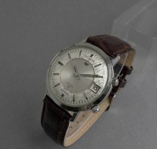 JAEGER LECOULTRE JUMBO AUTOMATIC MEMOVOX Wrist Alarm Gents Watch 1970 3