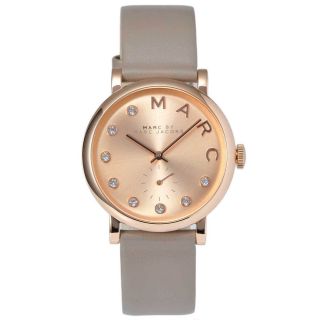 Marc By Marc Jacobs Ladies Watch Baker Rose Gold Grey Stainless MBM1400 2