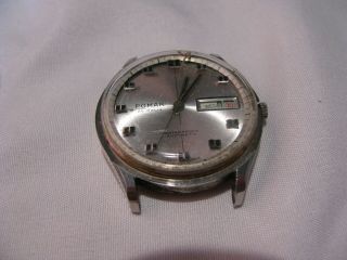 Vintage Pomar 25 Jewel Waterproof Automatic Swiss Made Watch Running 36.  67 Mm