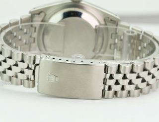 Rolex Watch Men ' s Datejust 16234 Stainless Steel Silver Dial Gold Fluted Bezel 5