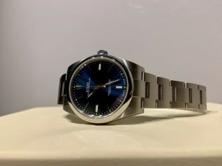 2019 Rolex Oyster Perpetual 39 114300 Blue Dial - Box,  Papers 11