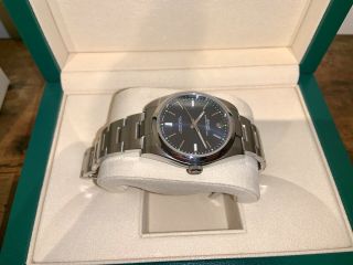 2019 Rolex Oyster Perpetual 39 114300 Blue Dial - Box,  Papers 7