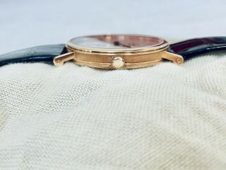 Breguet 18K Gold Ref 3910 Men ' s Dress Wrist Watch Vintage w. 5