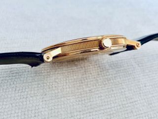 Breguet 18K Gold Ref 3910 Men ' s Dress Wrist Watch Vintage w. 6