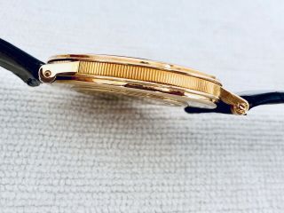 Breguet 18K Gold Ref 3910 Men ' s Dress Wrist Watch Vintage w. 8