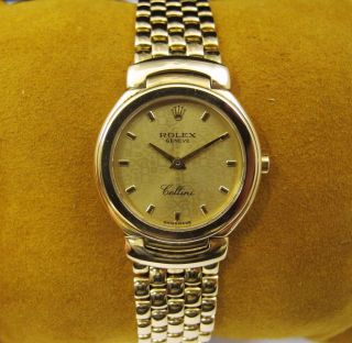 Rolex Cellini 18k Yellow Gold Ladies Watch 70.  3 Grams Gold