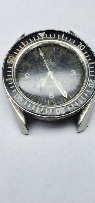 Barn Find Omega 165.  024 Seamaster 300 Bakelite Bezel Men Vintage Watch