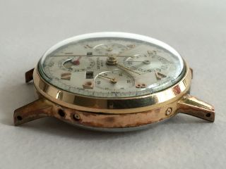 UNIVERSAL Geneve Tri - Compax Vintage Chronograph Cal 287 5
