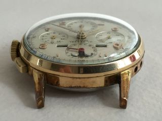 UNIVERSAL Geneve Tri - Compax Vintage Chronograph Cal 287 6