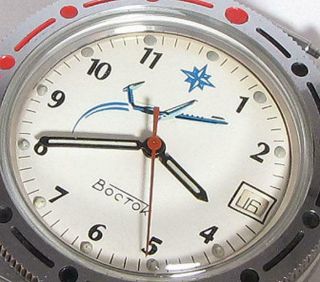 Very Rare Vostok Komandirskie Military Air Force Officer Soviet Ussr Wristwatch