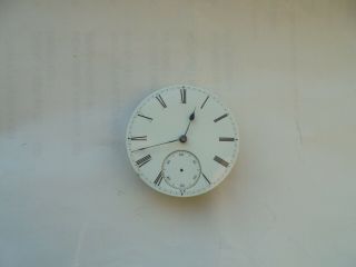 Fusee Detent Chronometer Movement Pocket Watch Circa 1860 - 70s Sprung