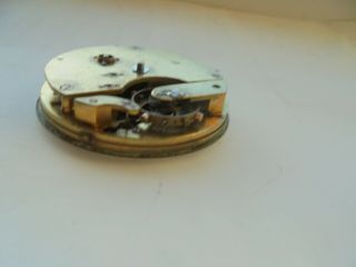 fusee detent chronometer movement pocket watch circa 1860 - 70s sprung 3