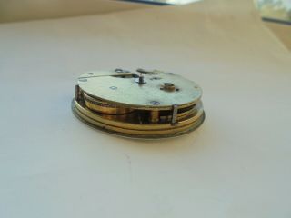 fusee detent chronometer movement pocket watch circa 1860 - 70s sprung 5
