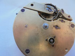 fusee detent chronometer movement pocket watch circa 1860 - 70s sprung 6