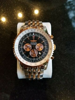Breitling Navitimer World Chronograph Gmt Automatic Watch A24322 46mm