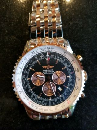 Breitling Navitimer World Chronograph GMT Automatic Watch A24322 46mm 3