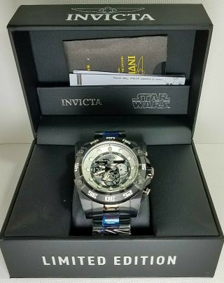 Star Wars Lucasfilm Invicta Storm Trooper Limited Edition Stainless Watch 26515