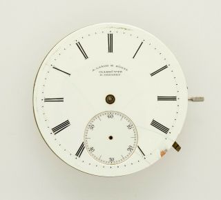 Rare 44mm A.  Lange & Sohne Antique Pocket Watch Movement,  Project Needs Help