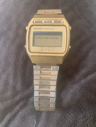 Vintage Seiko Digital Quartz Chronograph Watch A159 5009 G