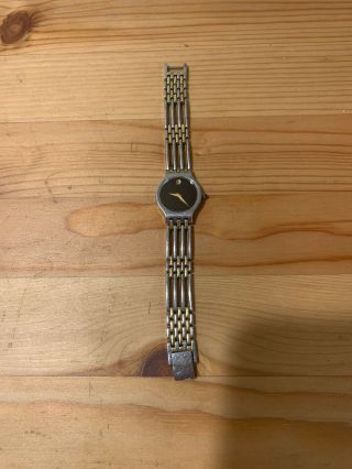 Movado Esperanza Gold And Silver Tone High - Grade Swiss Quartz Watch 84 A1 1821