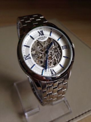 ROTARY Mens Automatic Watch Skeleton GB03095/53. 2