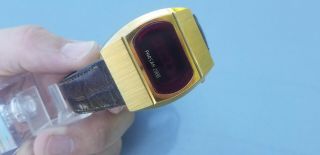 Vintage PHASAR 2000 Sears Roebuck Co.  Digital Red LED Watch 4