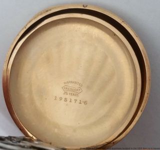 Huge Vintage Split Second Chronograph Antique Pocket Watch 7