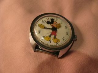 Vintage Mickey Mouse Electronic Or Electric/mechanical Watch For Repair