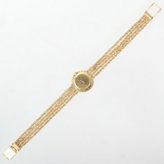 Vintage CHOPARD 18K Happy Diamond Bezel Watch 10