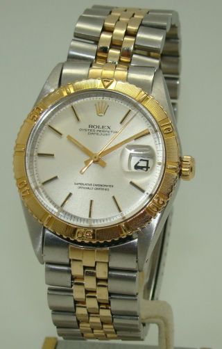 Vintage Rolex Mens Steel & Gold Datejust " Thunderbird " Automatic Watch Ref 1625